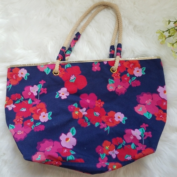 Lilly Pulitzer Floral Tote Bag - Picture 2 of 16